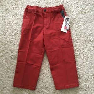 New Quicksilver pants wide chino adjustable slacks skater stretch- 24 months 2T